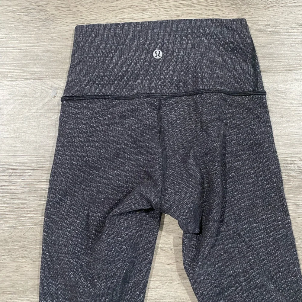 Lululemon Wunder Under‎ Hi-Rise Tight *28 Knit Brushed Luon Gray Heathered